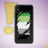 Aromantic Pride Flag Ripped Reveal Clear Case for iPhone®