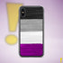 Asexual Pride Flag Paint Strokes Clear Case for iPhone®