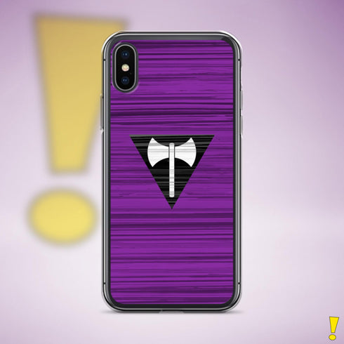 Lesbian Labrys Pride Flag Brush Strokes Clear Case for iPhone®