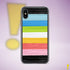 Queer Pride Flag Brush Strokes Clear Case for iPhone®
