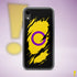 Intersex Pride Flag Ripped Reveal Clear Case for iPhone®
