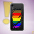 LGBTQ Philly Pride Flag Ripped Reveal Clear Case for iPhone®