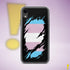Transgender Pride Flag Ripped Reveal Clear Case for iPhone®