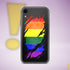 LGBTQ Rainbow Pride Flag Ripped Reveal Clear Case for iPhone®