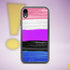 Genderfluid Pride Flag Paint Strokes Clear Case for iPhone®