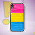 Pansexual Pride Flag Paint Strokes Clear Case for iPhone®