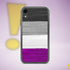 Asexual Pride Flag Paint Strokes Clear Case for iPhone®