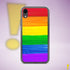 LGBTQ Rainbow Pride Flag Paint Strokes Clear Case for iPhone®