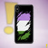Genderqueer Pride Flag Ripped Reveal Clear Case for iPhone®