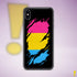 Pansexual Pride Flag Ripped Reveal Clear Case for iPhone®