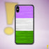 Genderqueer Pride Flag Paint Strokes Clear Case for iPhone®