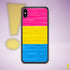 Pansexual Pride Flag Paint Strokes Clear Case for iPhone®