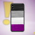 Asexual Pride Flag Paint Strokes Clear Case for iPhone®