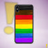 LGBTQ Philly Pride Flag Paint Strokes Clear Case for iPhone®