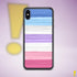 Bigender Pride Flag Brush Strokes Clear Case for iPhone®