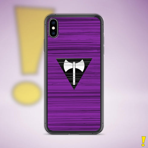 Lesbian Labrys Pride Flag Brush Strokes Clear Case for iPhone®