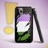 Genderqueer Pride Flag Ripped Reveal Clear Case for iPhone®