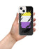 Nonbinary Pride Flag Ripped Reveal Clear Case for iPhone®