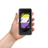 Nonbinary Pride Flag Ripped Reveal Clear Case for iPhone®