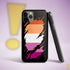 Lesbian Pride Flag Ripped Reveal Clear Case for iPhone®