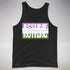 Assume Nothing Genderqueer Pride Flag Premium Tank Top - Black