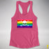 Gilbert Baker LGBTQ Pride Pirate Flag Racerback Tank - Hot Pink