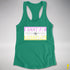 Assume Nothing Twink Pride Flag Racerback Tank - Kelly Green