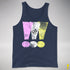 Twink Pride Grunge Exclamation Points Premium Tank Top - Navy