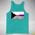 Demisexual Pride Pirate Flag Premium Tank Top - Teal