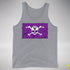 Lesbian Labrys Pride Pirate Flag Premium Tank Top - Grey Heather