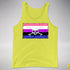 Genderfluid Pride Pirate Flag Premium Tank Top - Neon Yellow