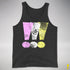 Twink Pride Grunge Exclamation Points Premium Tank Top - Charcoal Triblend
