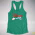 Believe Transgender Pride Jingle Bell Racerback Tank - Kelly Green