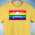 Gilbert Baker LGBTQ Pride Pirate Flag Premium Unisex T-Shirt - Yellow