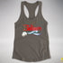 Believe Transgender Pride Jingle Bell Racerback Tank - Dark Grey