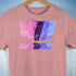 Distressed Omnisexual Pride Exclamation Points Premium Unisex T-Shirt - Mauve Heather