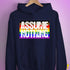 Assume Nothing Philly LGBTQ Gay Pride Flag Hoodie - Navy