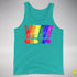 LGBTQ Pride Exclamation Points Premium Tank Top - Teal