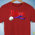 Believe Bisexual Pride Jingle Bell Premium Unisex T-Shirt - Red