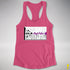 Assume Nothing Demisexual Pride Flag Racerback Tank - Hot Pink