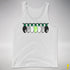 Agender Pride Christmas Lights Premium Tank Top - White