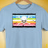 Queer Pride Pirate Flag Premium Unisex T-Shirt - Baby Blue