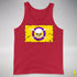 Intersex Pride Pirate Flag Premium Tank Top - Red