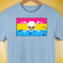 Pansexual Pride Pirate Flag Premium Unisex T-Shirt - Baby Blue
