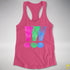 Polysexual Pride Exclamation Points Racerback Tank - Hot Pink