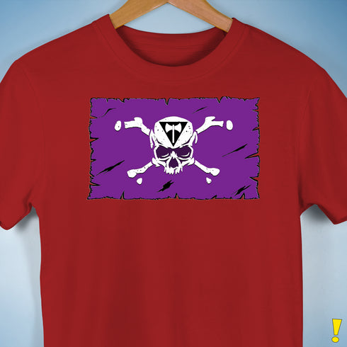 Lesbian Labrys Pride Pirate Flag Premium Unisex T-Shirt - Red