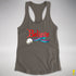 Believe Polysexual Pride Jingle Bell Racerback Tank - Dark Grey