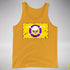 Intersex Pride Pirate Flag Premium Tank Top - Gold
