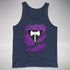 Lesbian Labrys Pride Flag Ripped Reveal Premium Tank Top - Navy