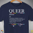 Queer Definition Premium Unisex T-Shirt - Navy